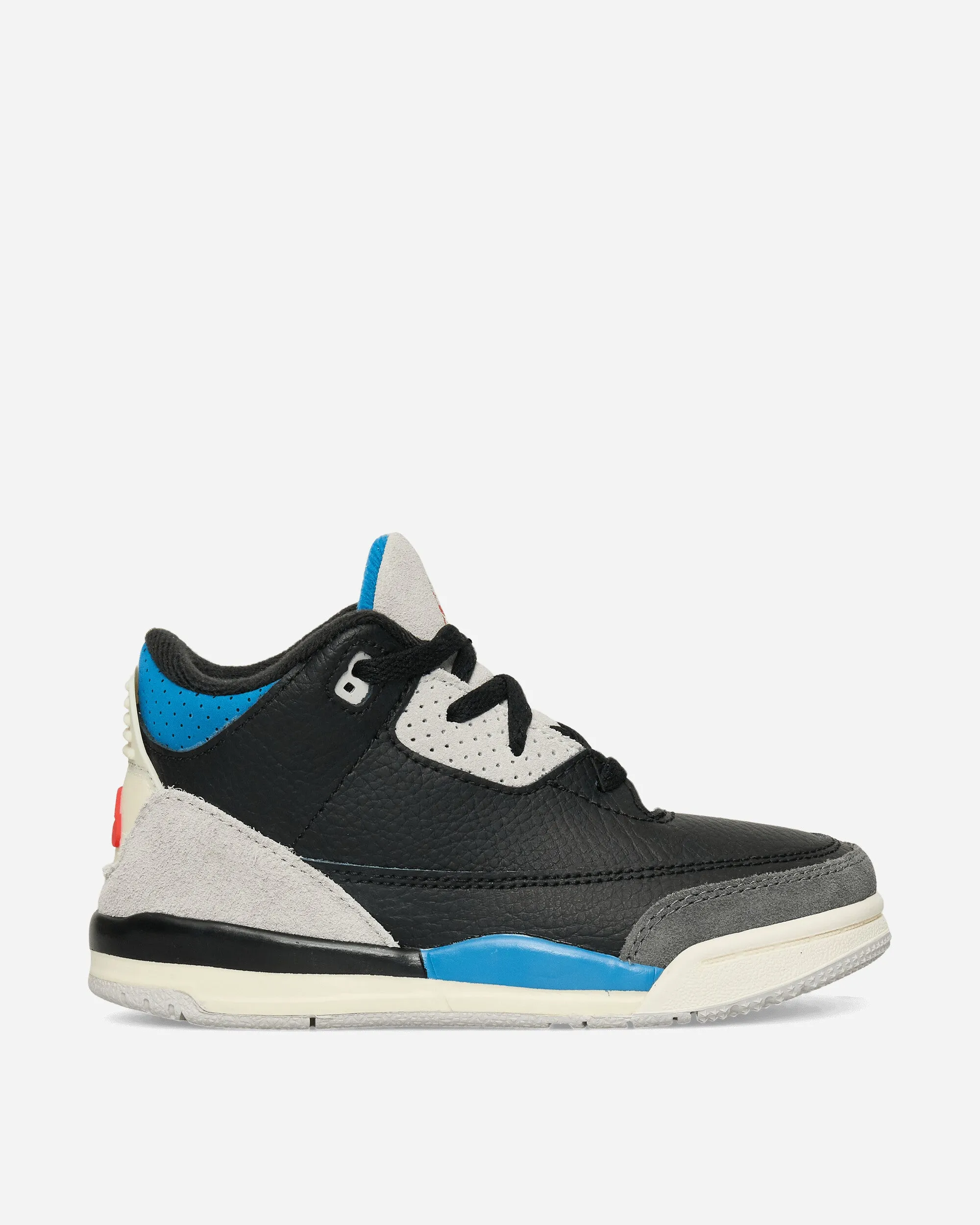 Air Jordan 3 Retro OG 'Rare Air' (TD) Sneakers Black / Chile Red / Military Blue
