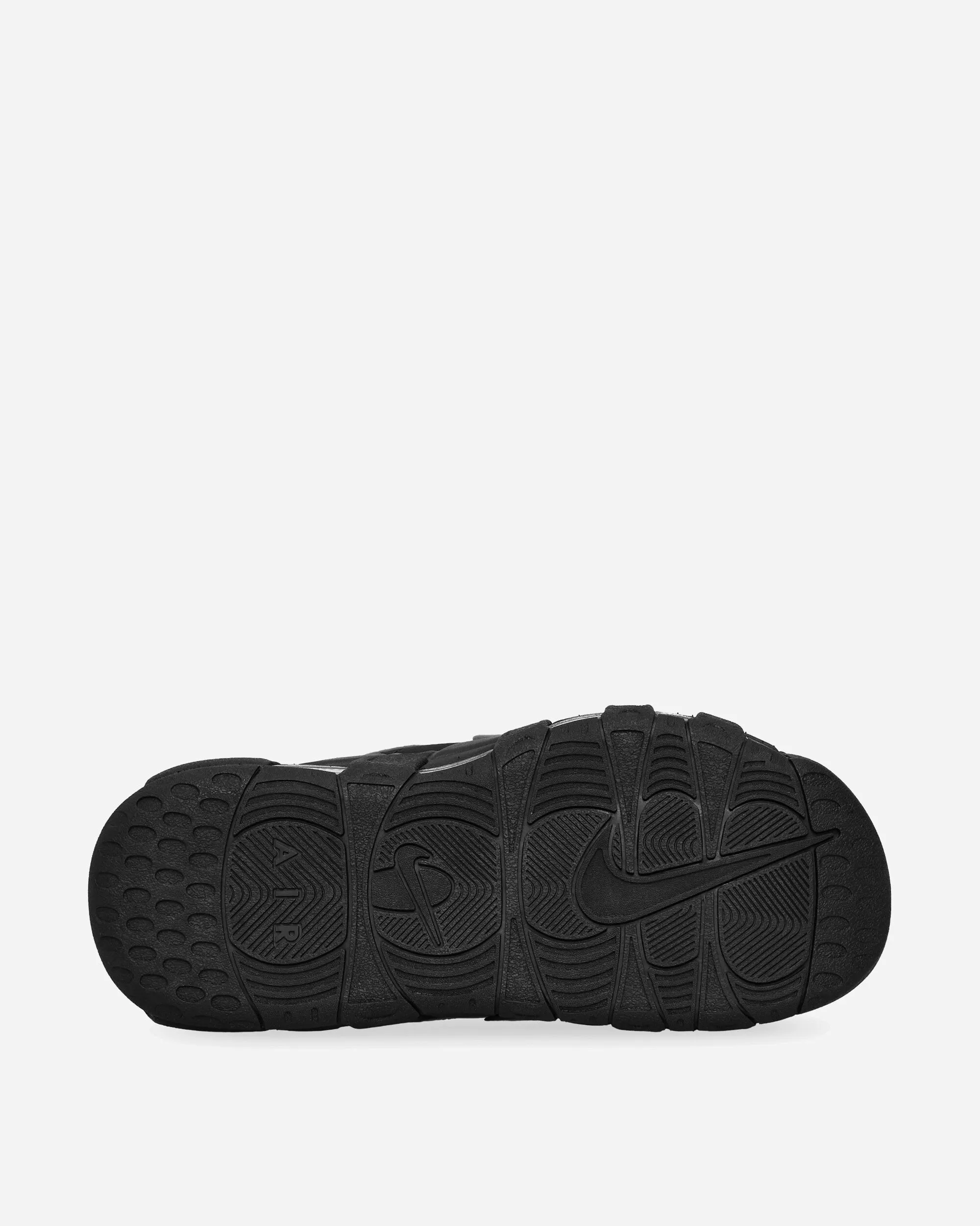 Air More Uptempo Slides Black