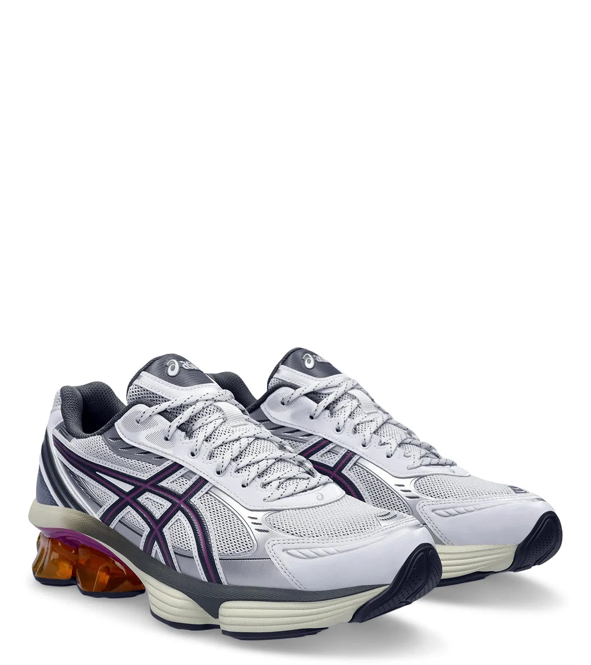 ASICS Gel-Kinetic Fluent White Truffle Grey