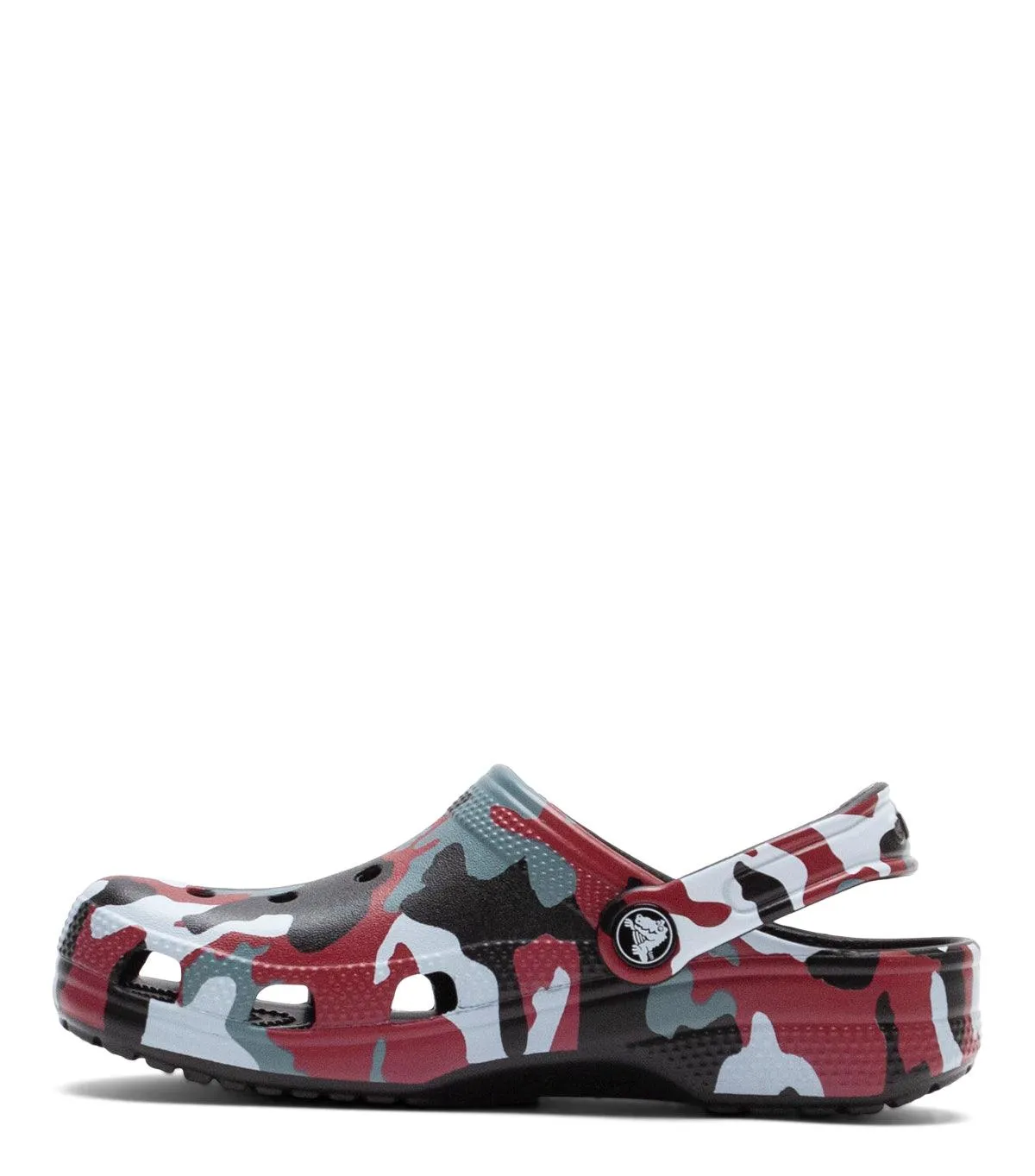Crocs Classic Camo Clog Kid's Black Red