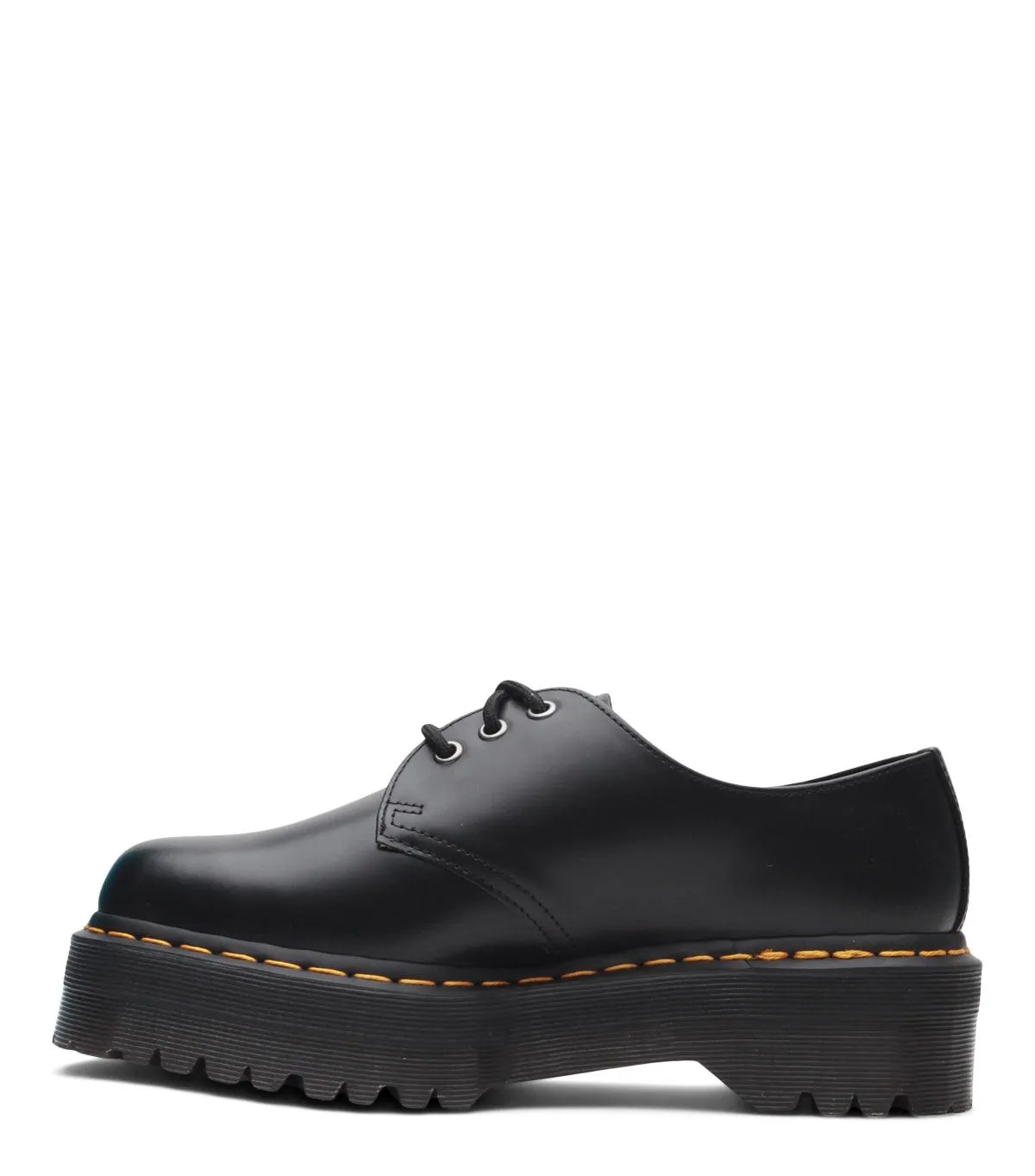Dr. Martens 1461 Quad Smooth Leather Platform Black