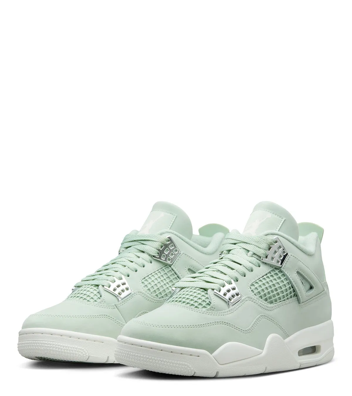 Jordan Women's Air Jordan 4 Retro Seafoam Silver