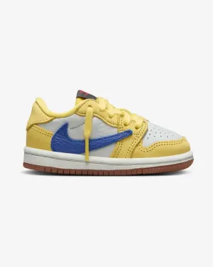 NIKE AIR JORDAN1 LOW OG SP TRAVIS SCOTT CANARY TODDLER