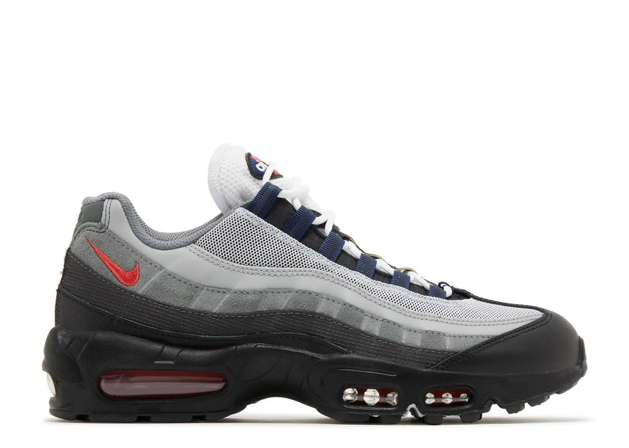 Nike Air Max 95 Track Red Smoke Grey