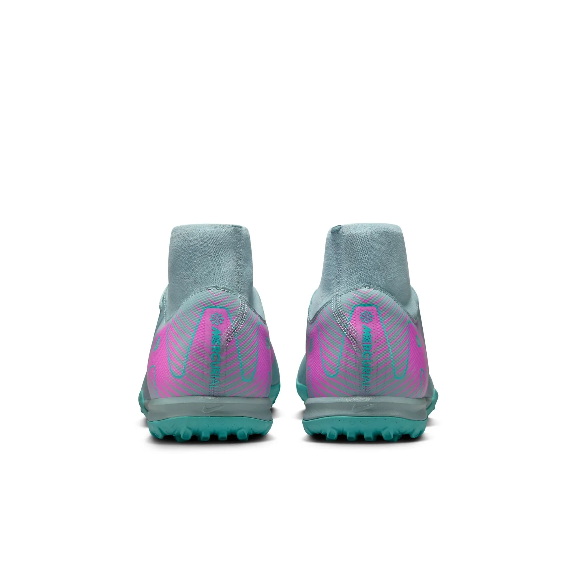 Nike Air Zoom Mercurial Superfly 10 Academy TF Turf Soccer Shoes - Ocean Cube/Pink Blast
