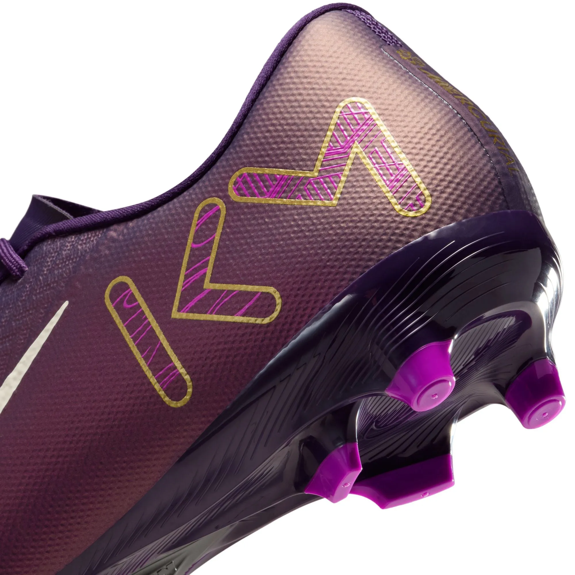 Nike Air Zoom Mercurial Vapor 10 Academy KM Firm Ground FG/MG Soccer Cleat - Grand Purple/Pale Ivory
