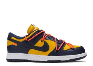 Nike Dunk Low x Off-White 'University Gold'