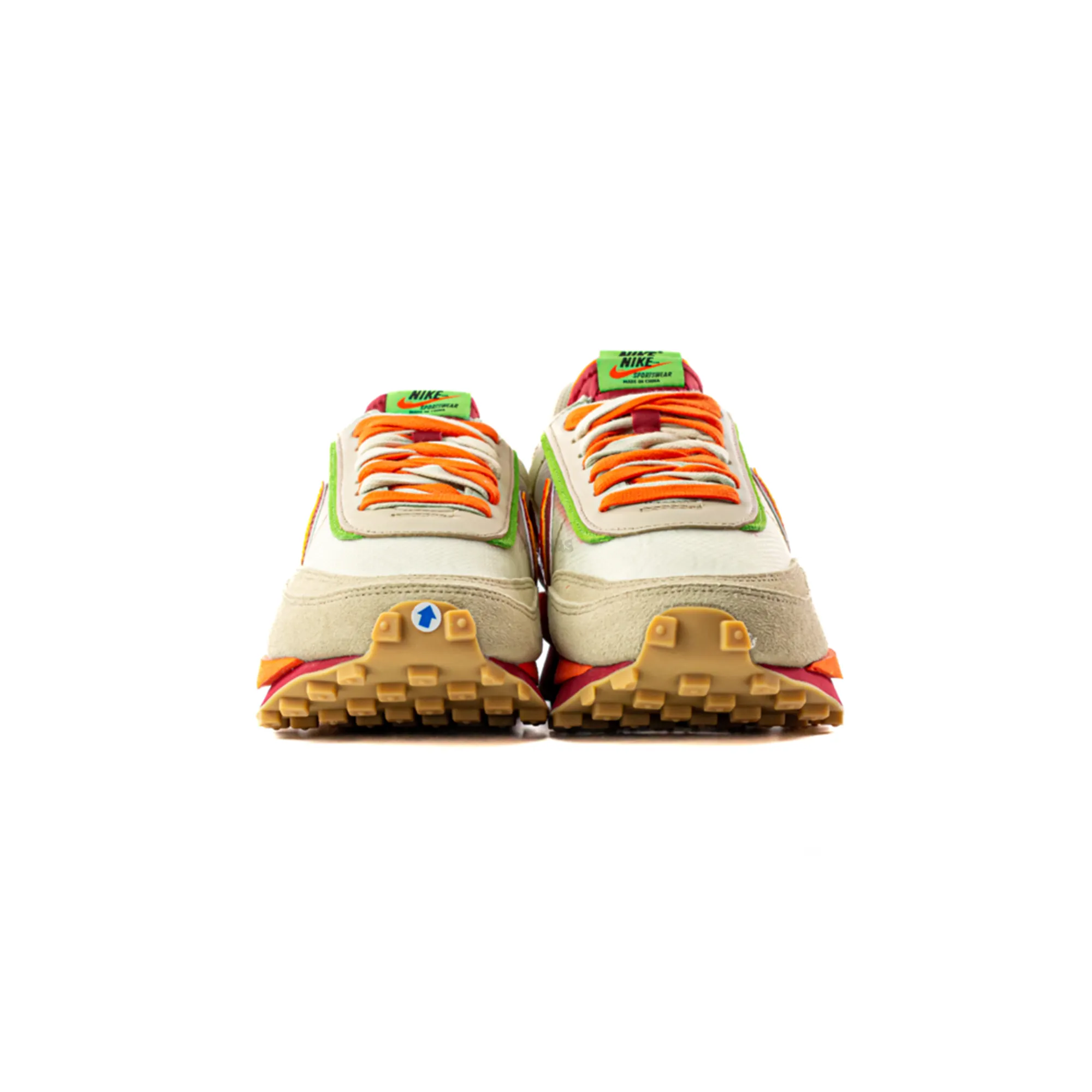 Nike LD Waffle x CLOT x Sacai 'Net Orange Blaze' (2021)