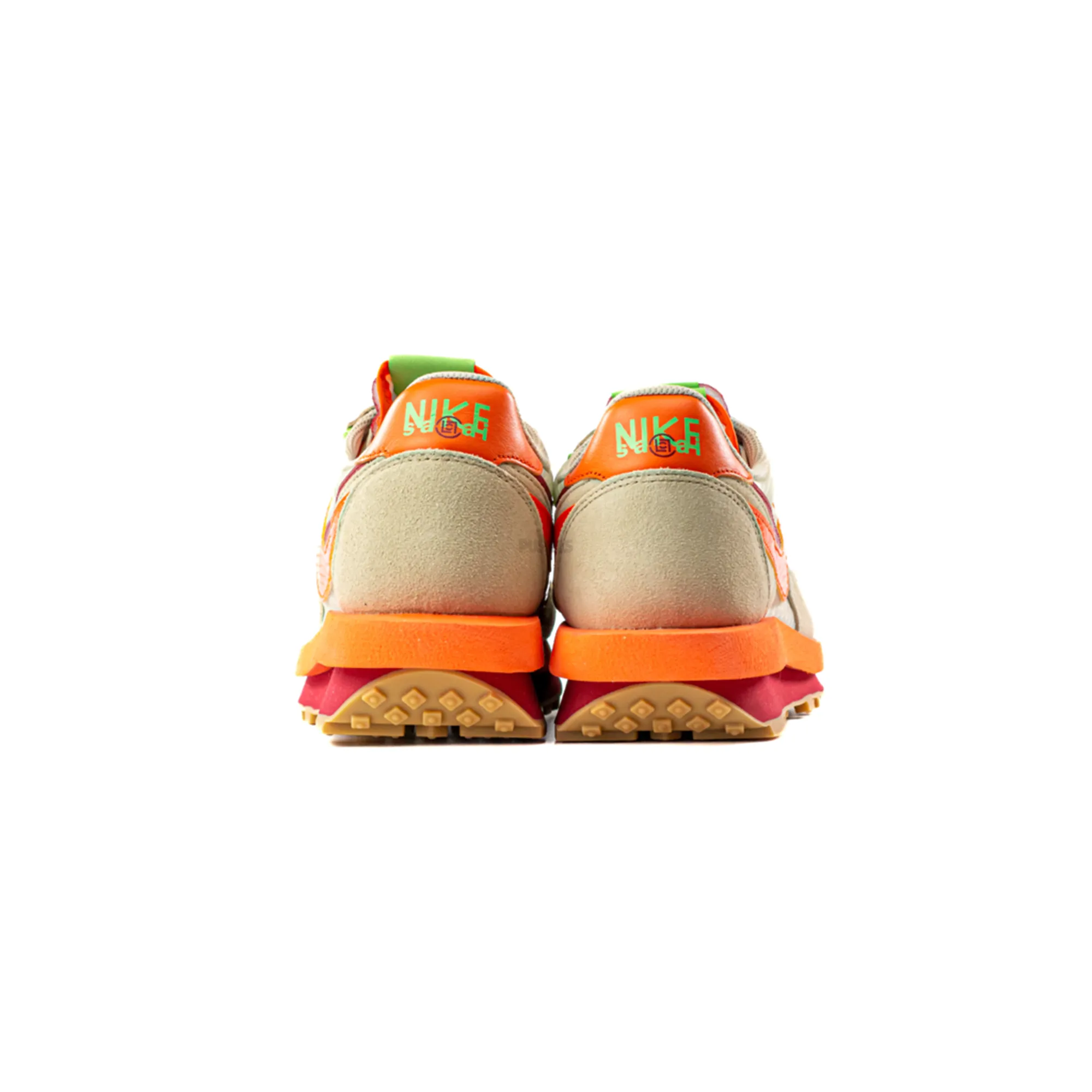 Nike LD Waffle x CLOT x Sacai 'Net Orange Blaze' (2021)
