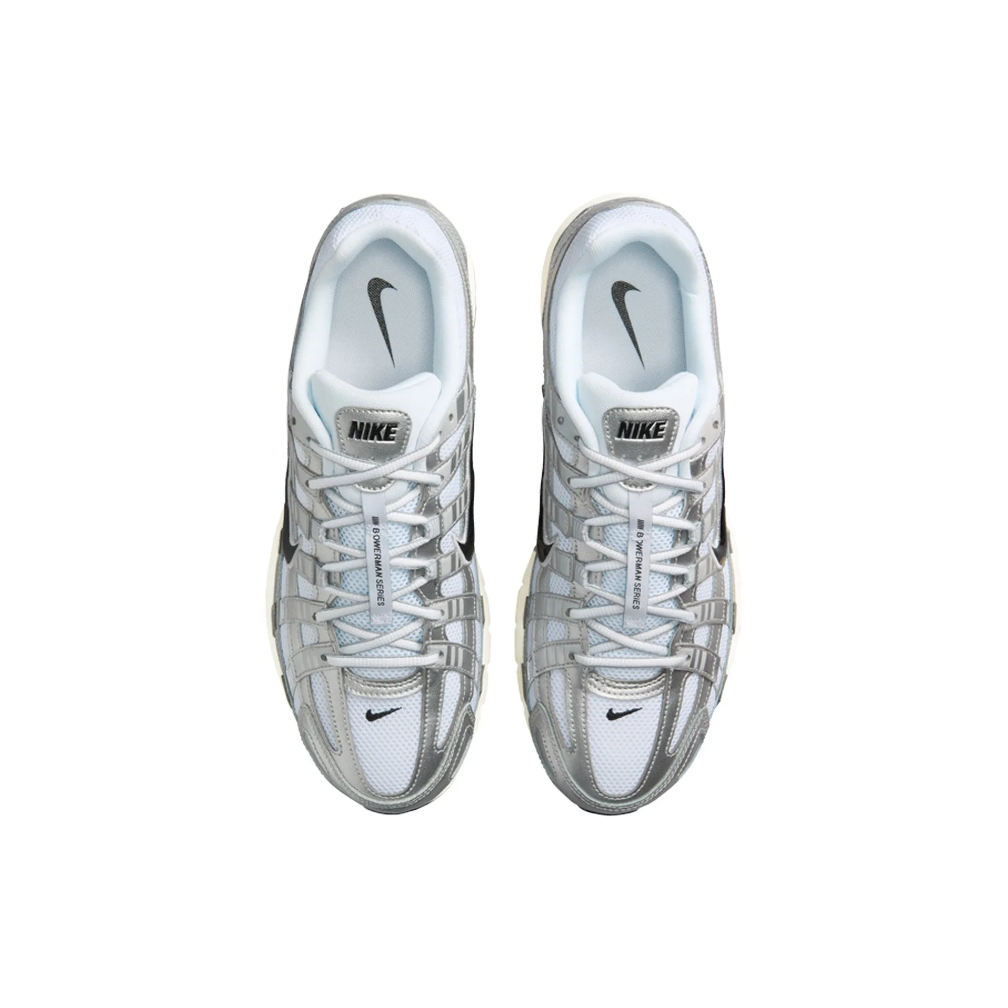 Nike P-6000 'White Metallic Silver Flat Silver Black' (2025)
