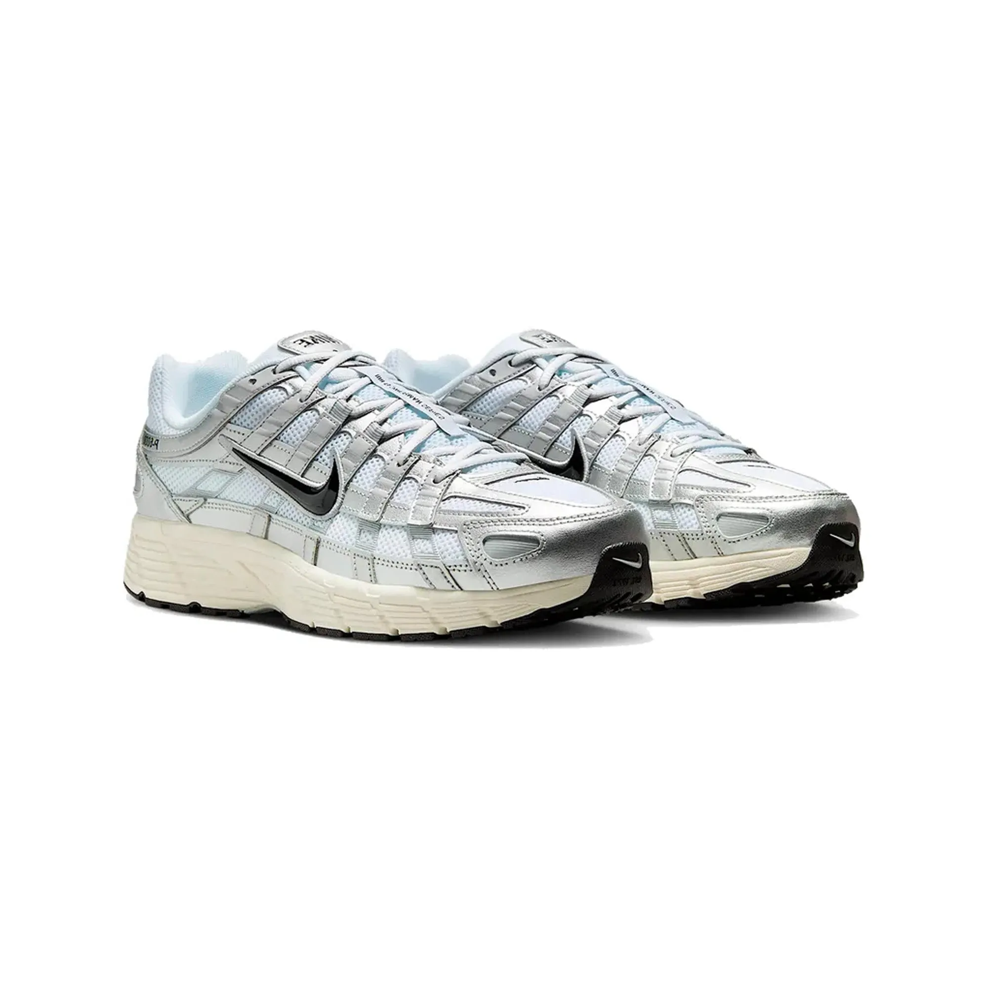 Nike P-6000 'White Metallic Silver Flat Silver Black' (2025)
