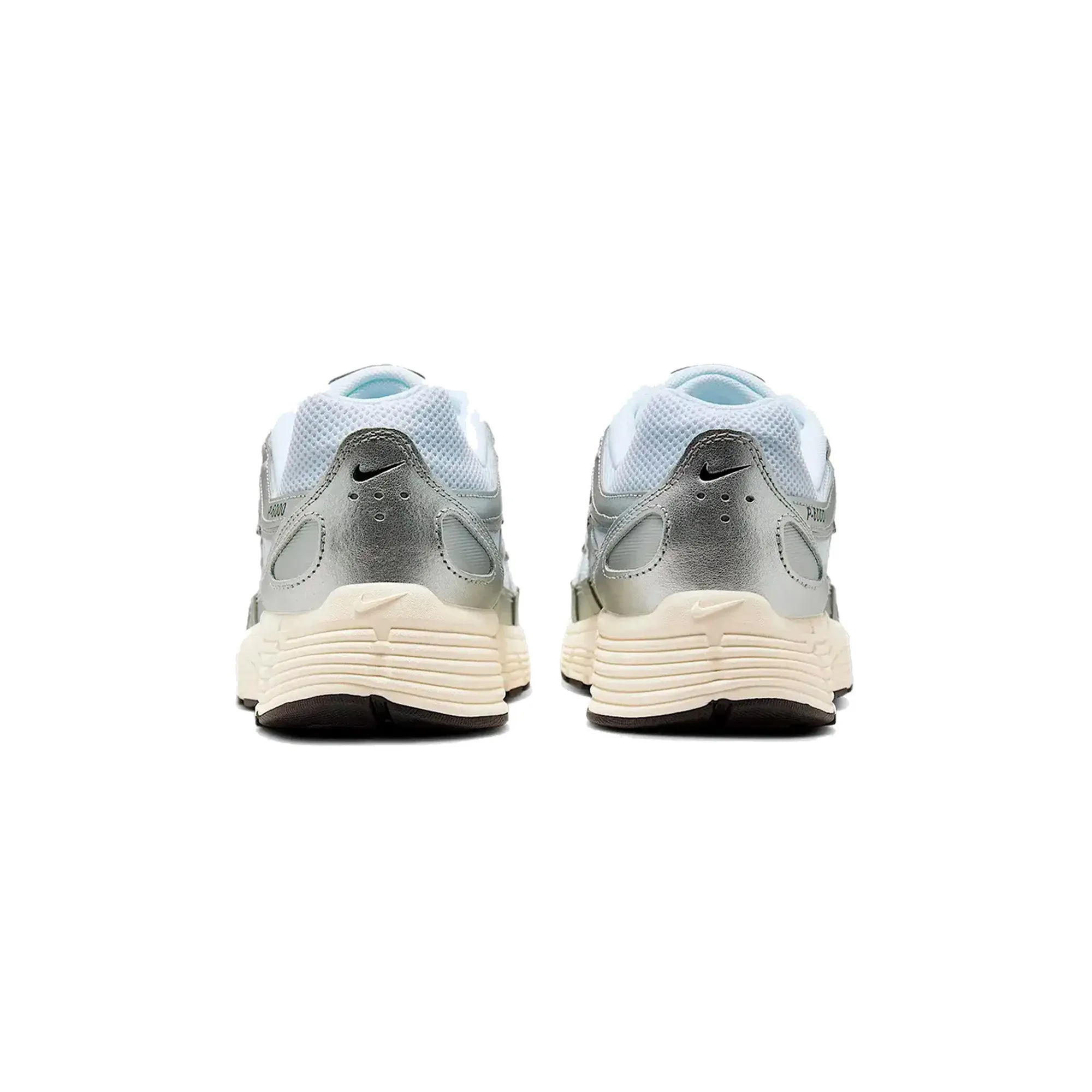 Nike P-6000 'White Metallic Silver Flat Silver Black' (2025)