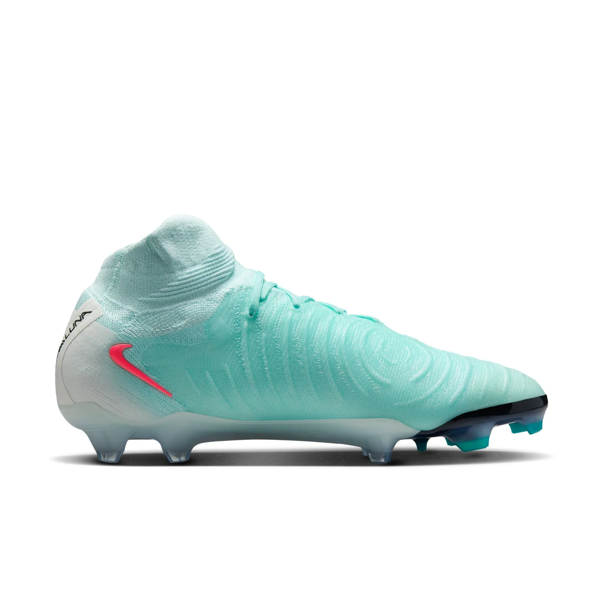 Nike Phantom Luna Elite 2 FG Firm Ground Soccer Cleat -Mint/Atomic Red-Off Noir
