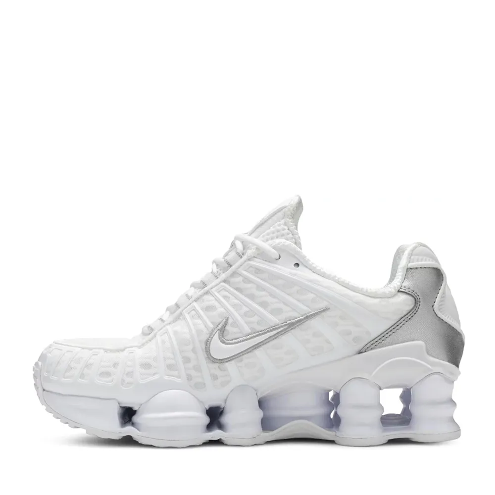 NIKE SHOX TL WHITE METALLIC SILVER (NEW)