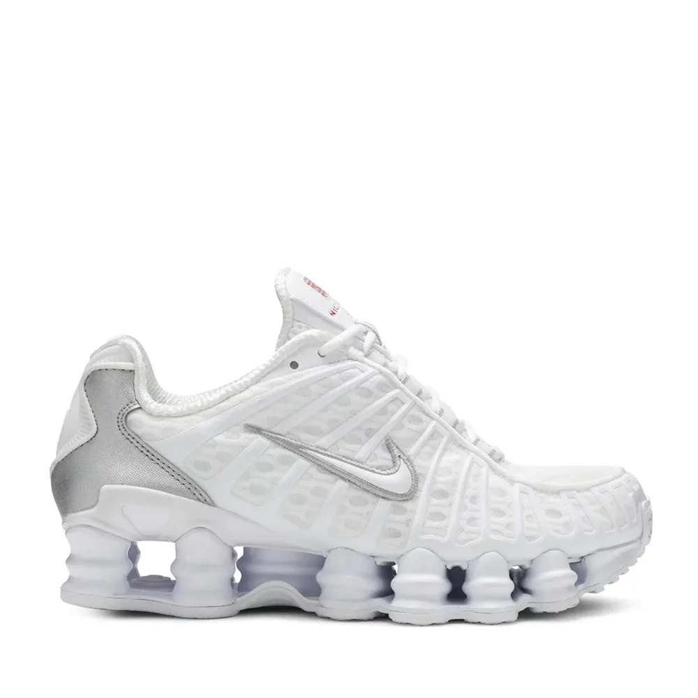 NIKE SHOX TL WHITE METALLIC SILVER (NEW)