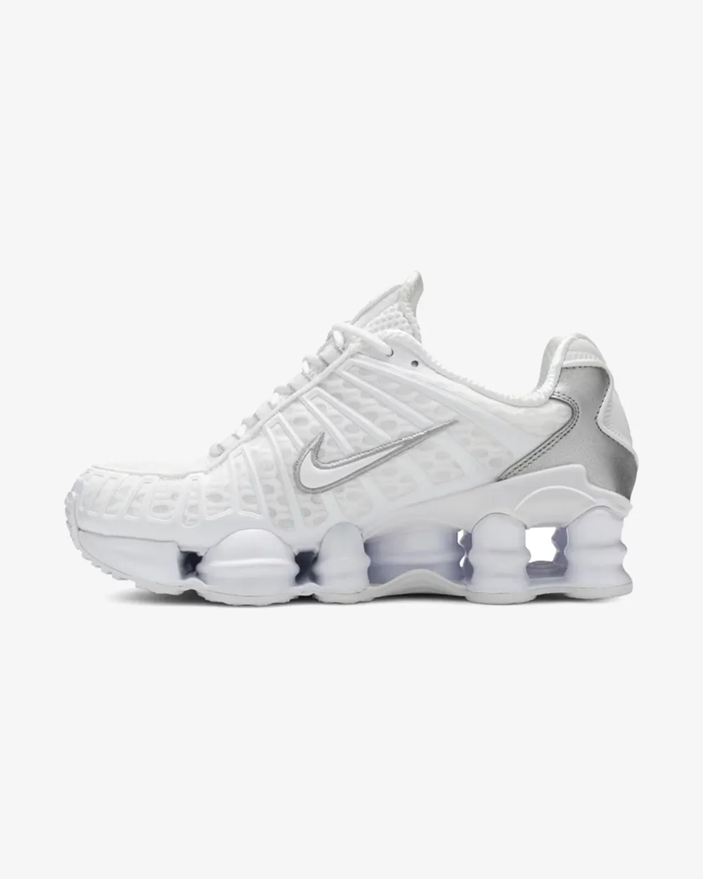 NIKE SHOX TL WHITE METALLIC SILVER