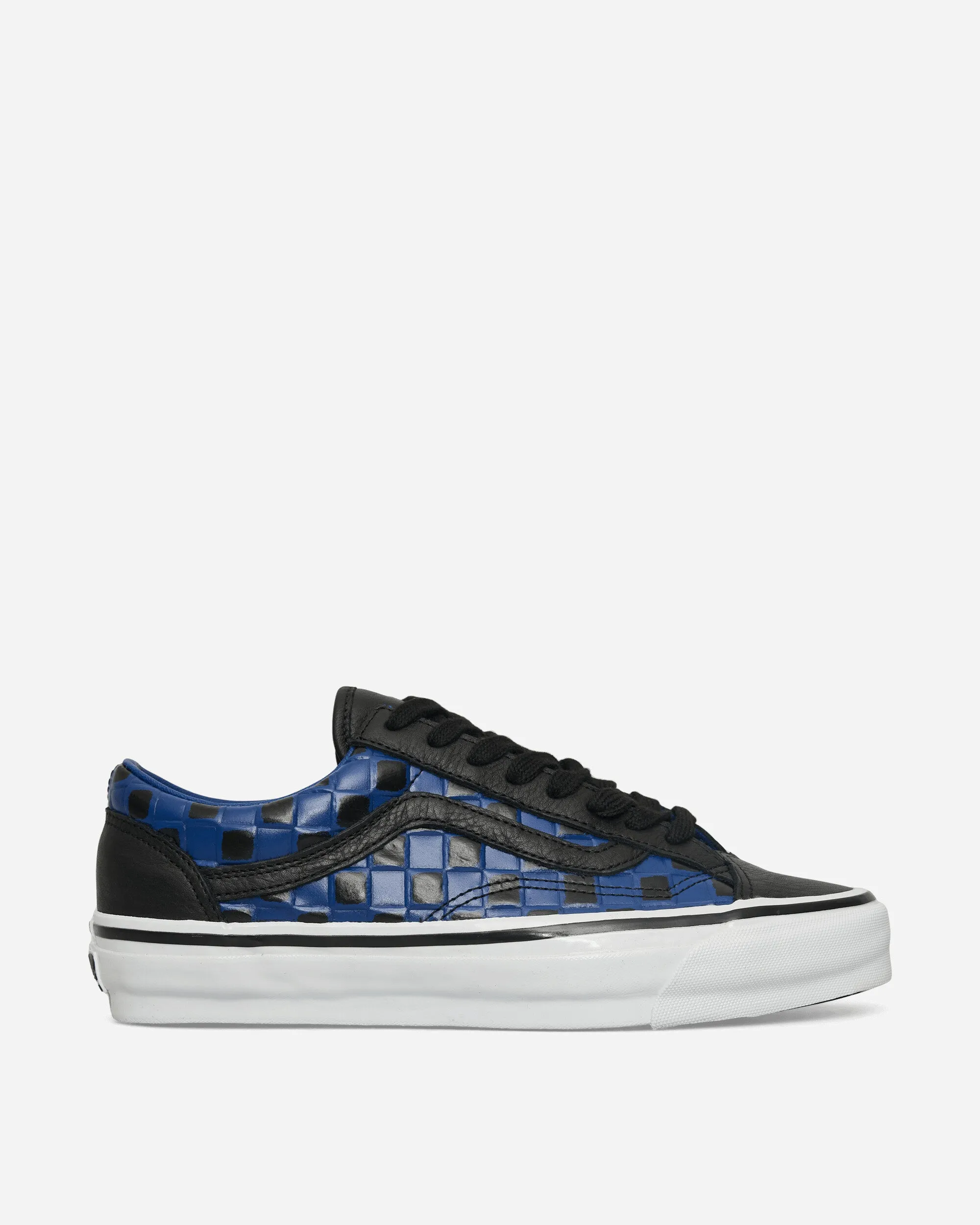 Old Skool 36 Vibram Leather Check Sneakers Black / True Blue