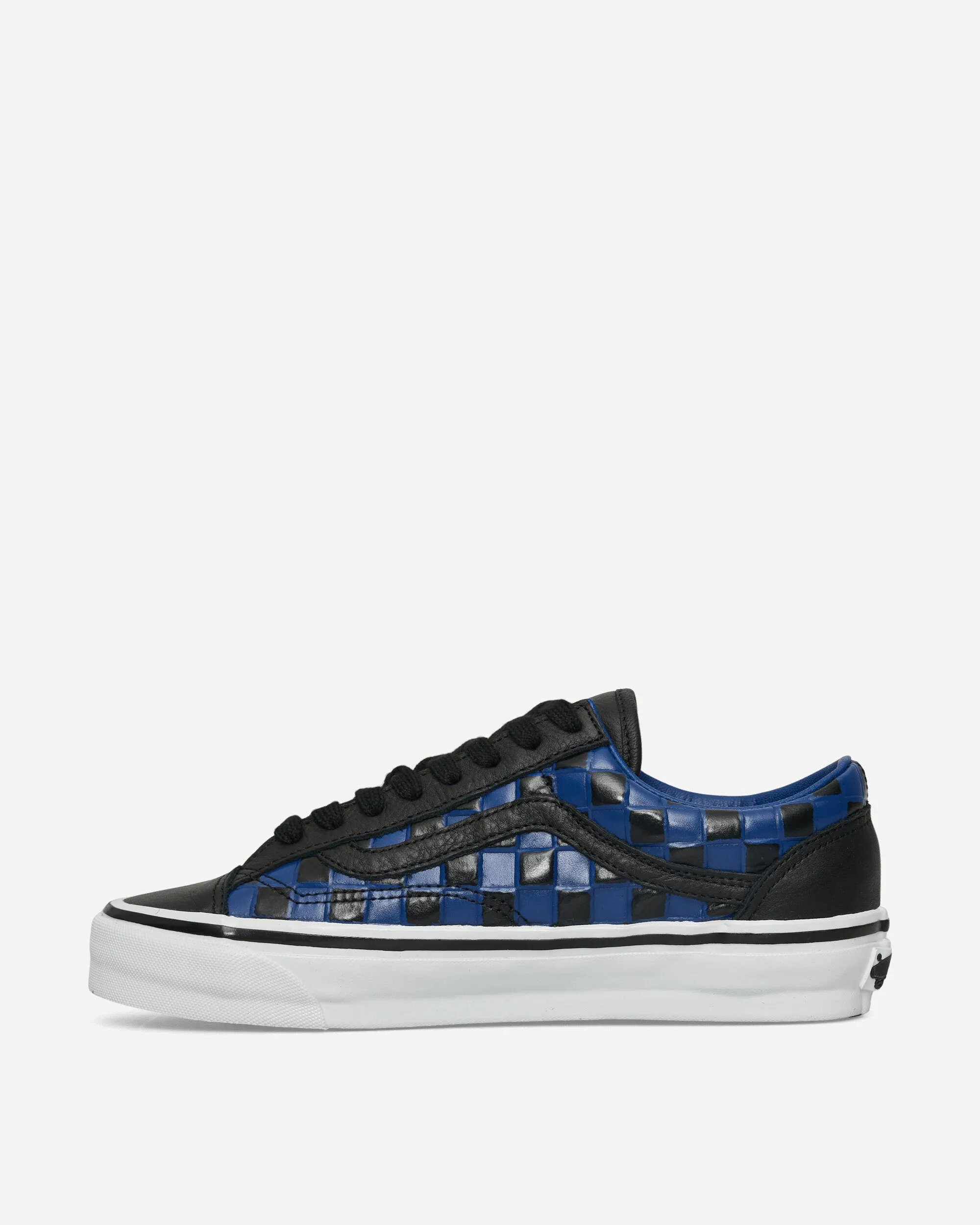 Old Skool 36 Vibram Leather Check Sneakers Black / True Blue