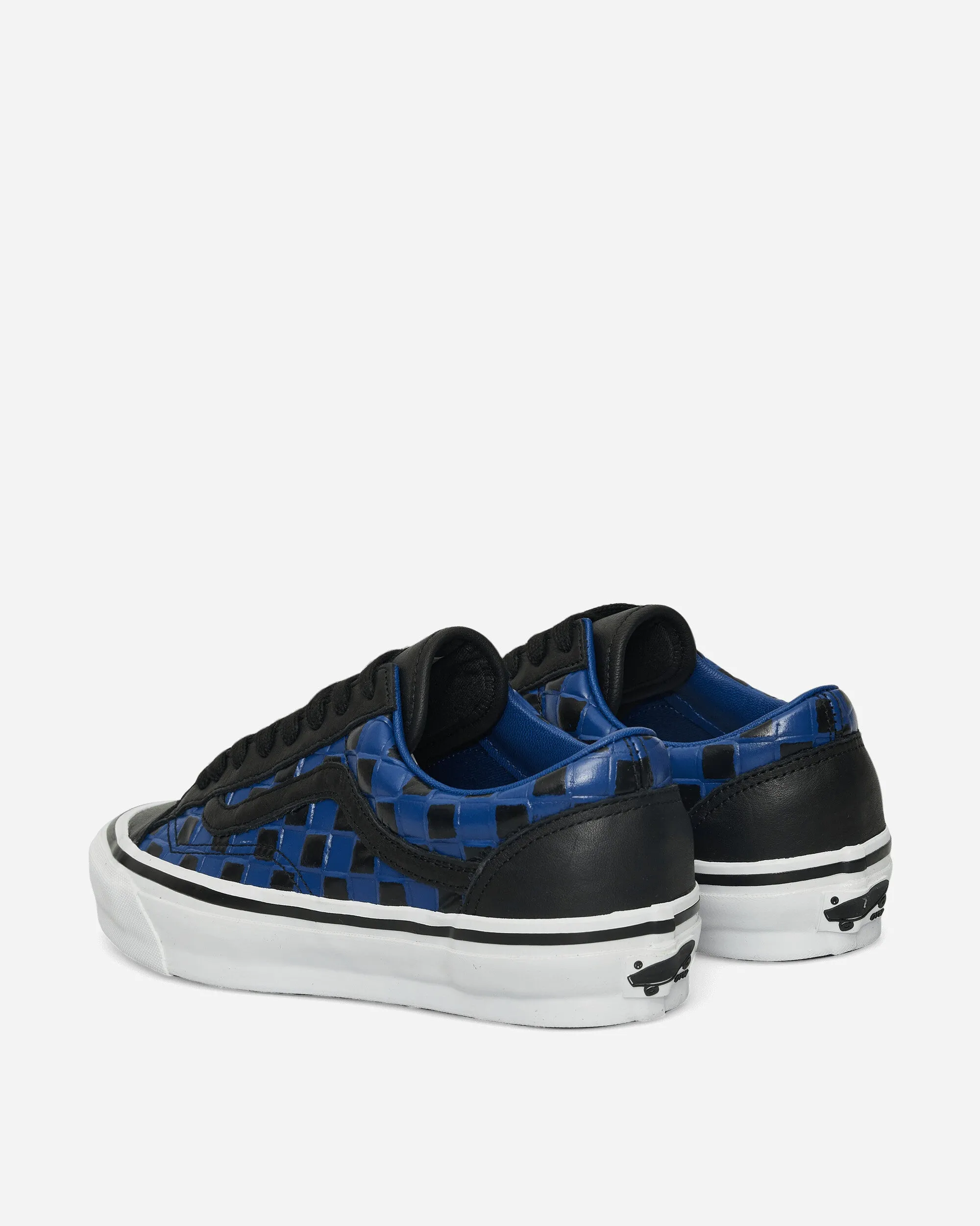 Old Skool 36 Vibram Leather Check Sneakers Black / True Blue