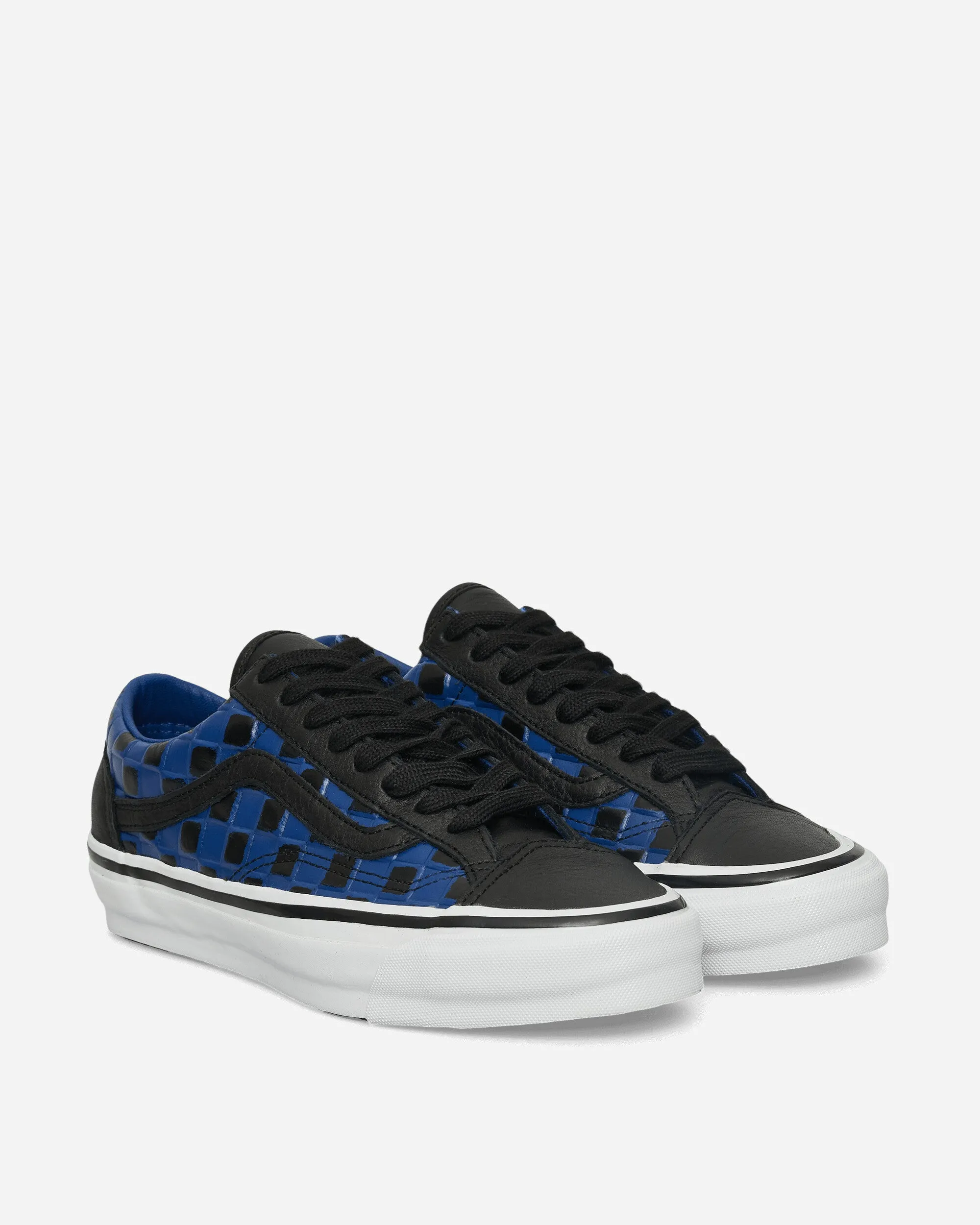 Old Skool 36 Vibram Leather Check Sneakers Black / True Blue