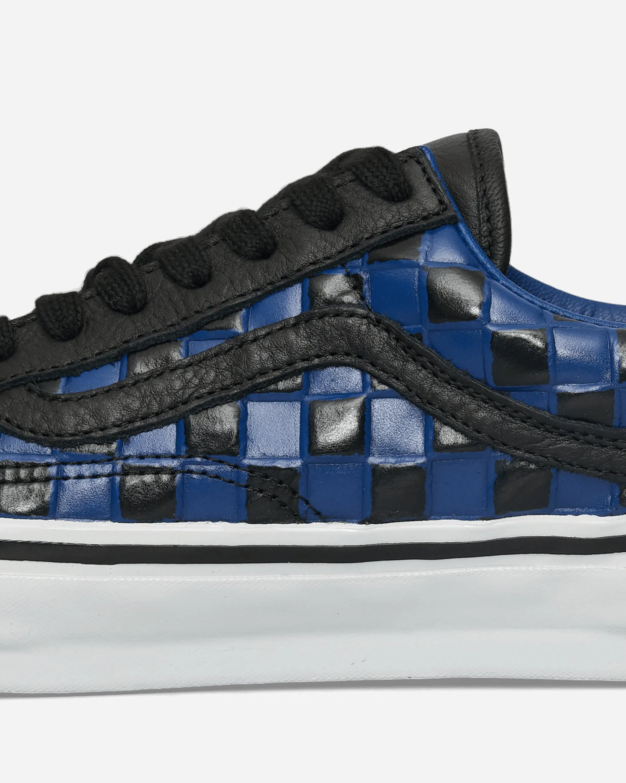 Old Skool 36 Vibram Leather Check Sneakers Black / True Blue