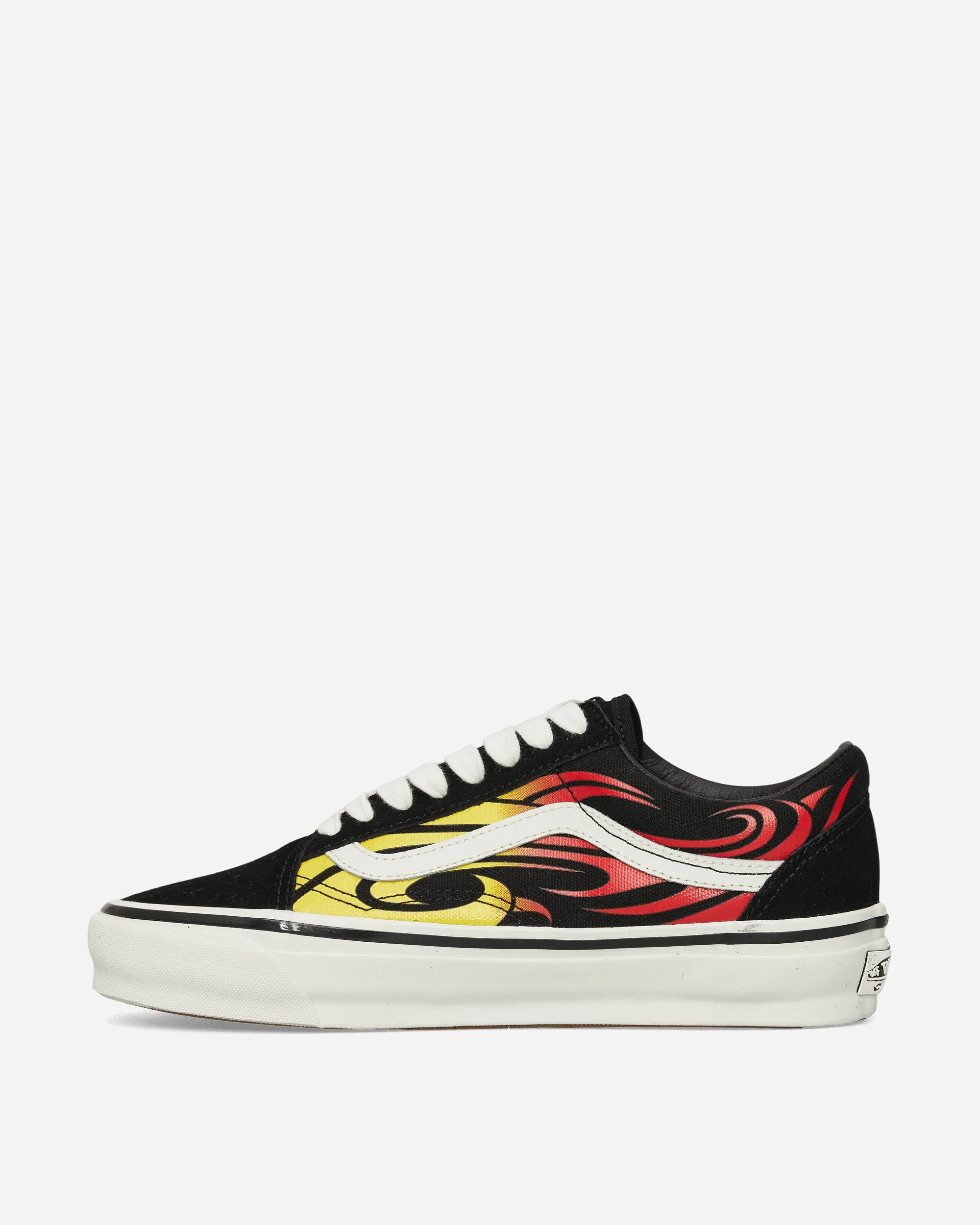 Premium Old Skool Y2K Flame Sneakers Black / White