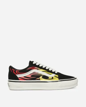 Premium Old Skool Y2K Flame Sneakers Black / White