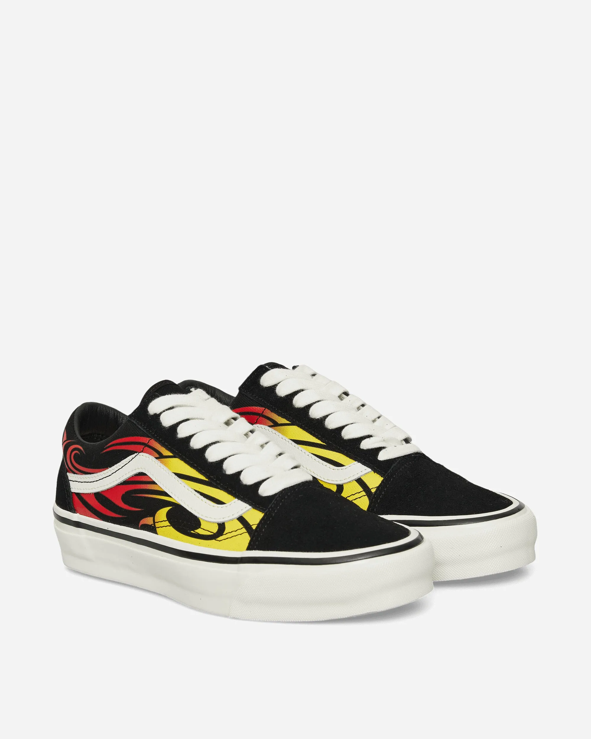 Premium Old Skool Y2K Flame Sneakers Black / White