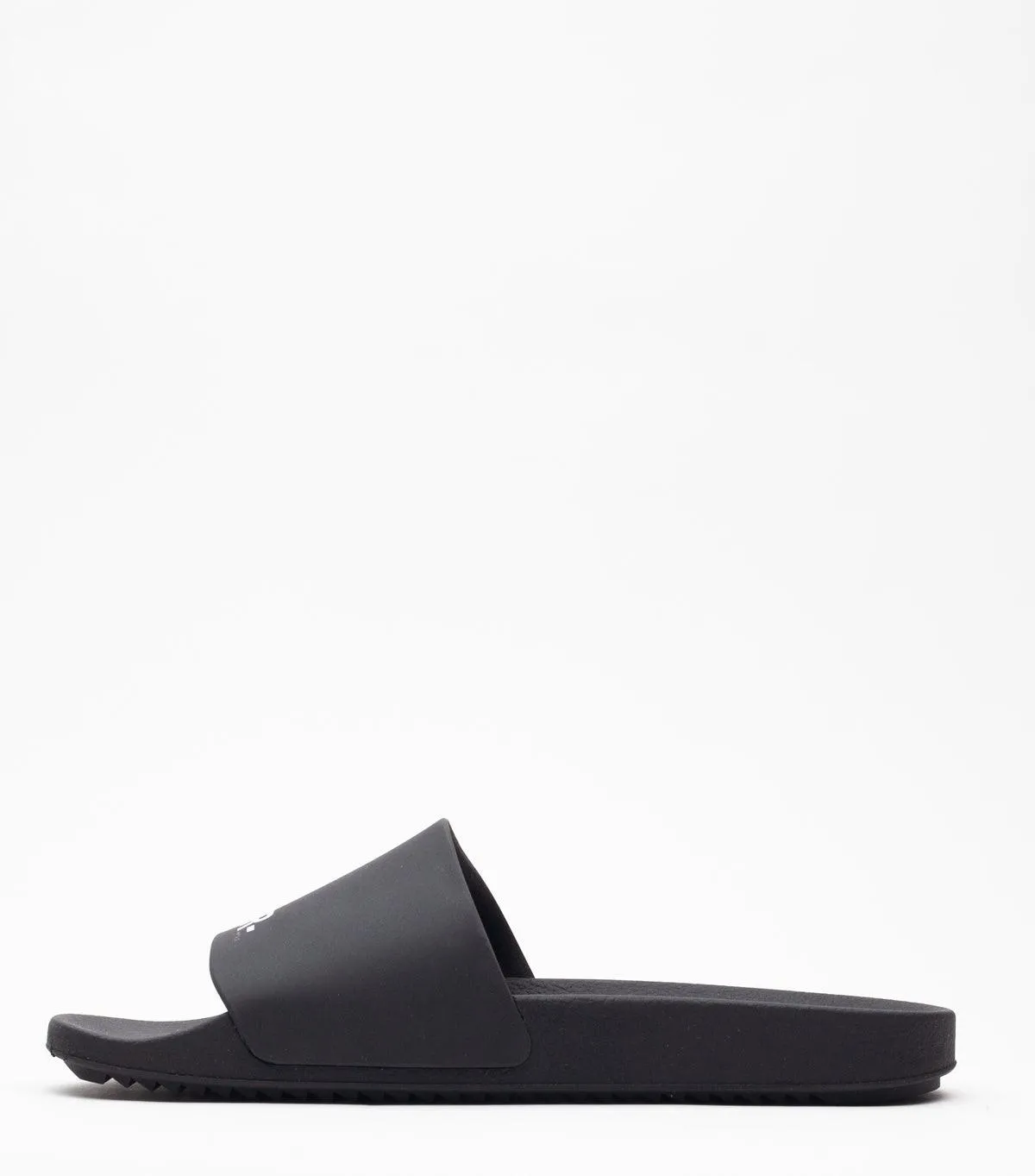 Rick Owens DRKSHDW Rubber Slide Milk Black