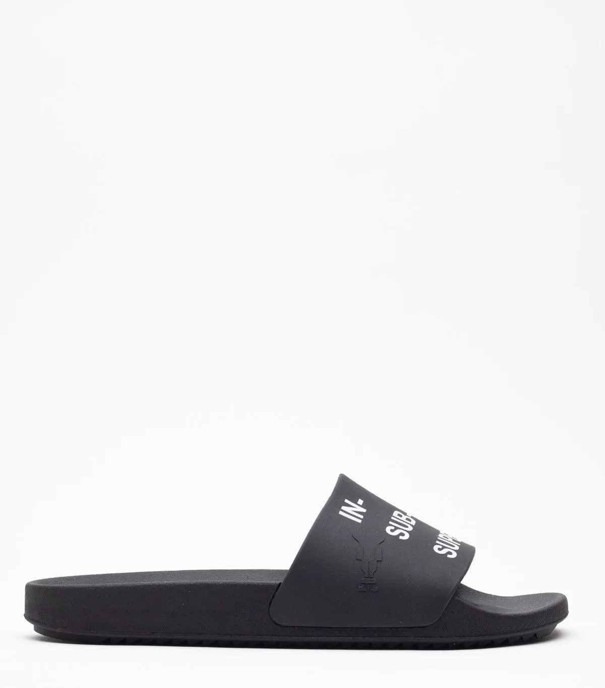 Rick Owens DRKSHDW Rubber Slide Milk Black