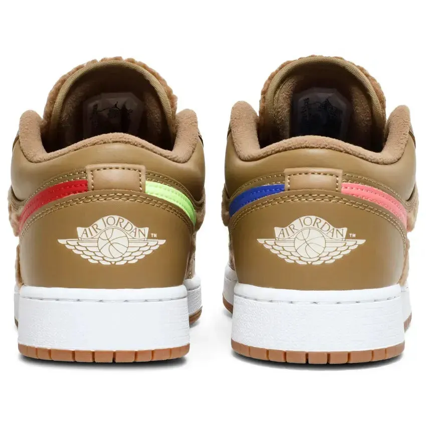 Shoes Nike Nike Air Jordan 1 Low Utility GS 'Teddy Bear'