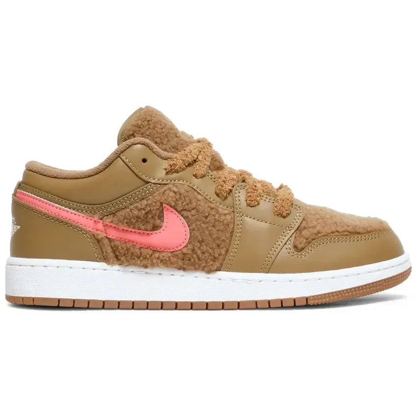 Shoes Nike Nike Air Jordan 1 Low Utility GS 'Teddy Bear'