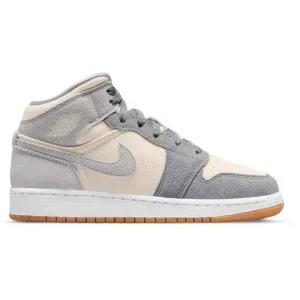 Shoes Nike Nike Air Jordan 1 Mid GS 'Coconut Milk Particle Grey'