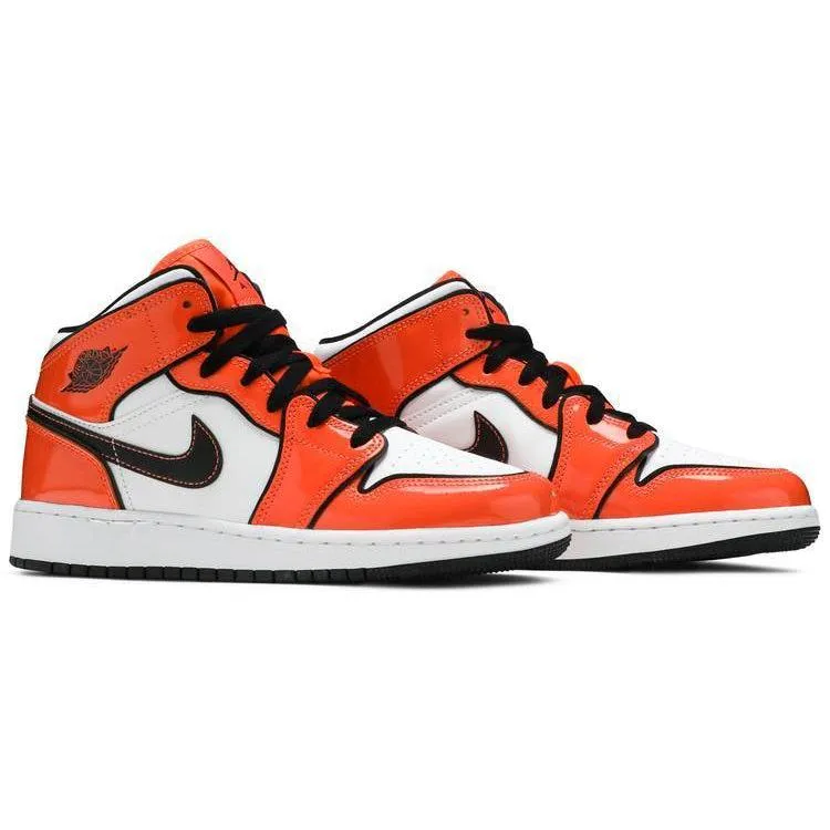 Shoes Nike Nike Air Jordan 1 Mid SE GS 'Turf Orange'