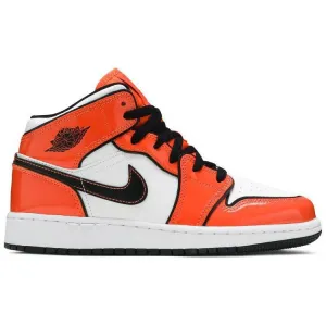 Shoes Nike Nike Air Jordan 1 Mid SE GS 'Turf Orange'