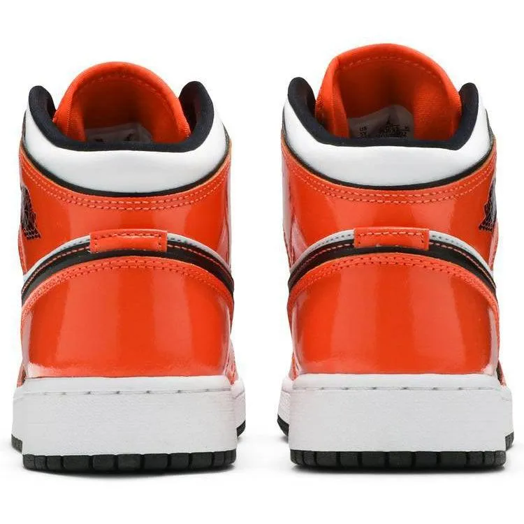 Shoes Nike Nike Air Jordan 1 Mid SE GS 'Turf Orange'