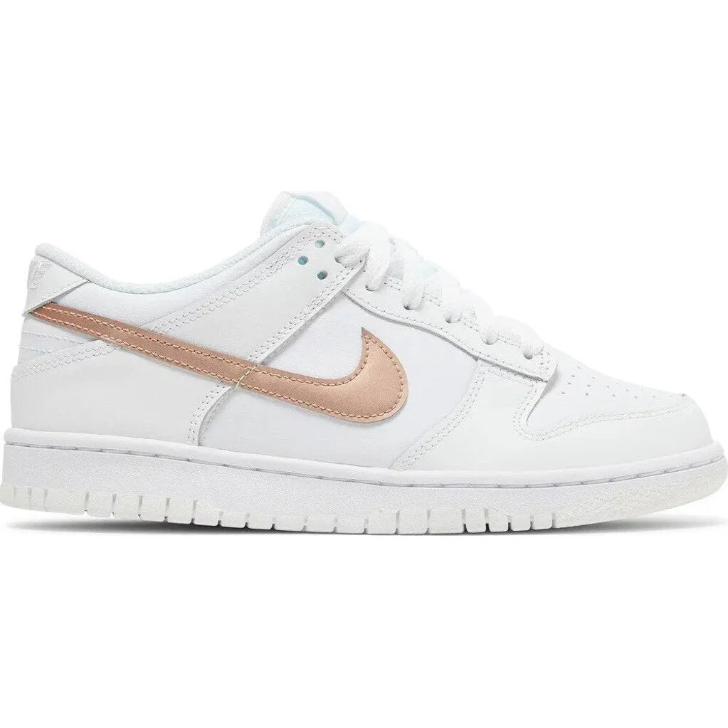Shoes Nike Nike Dunk Low 'White Metallic Red Bronze' GS