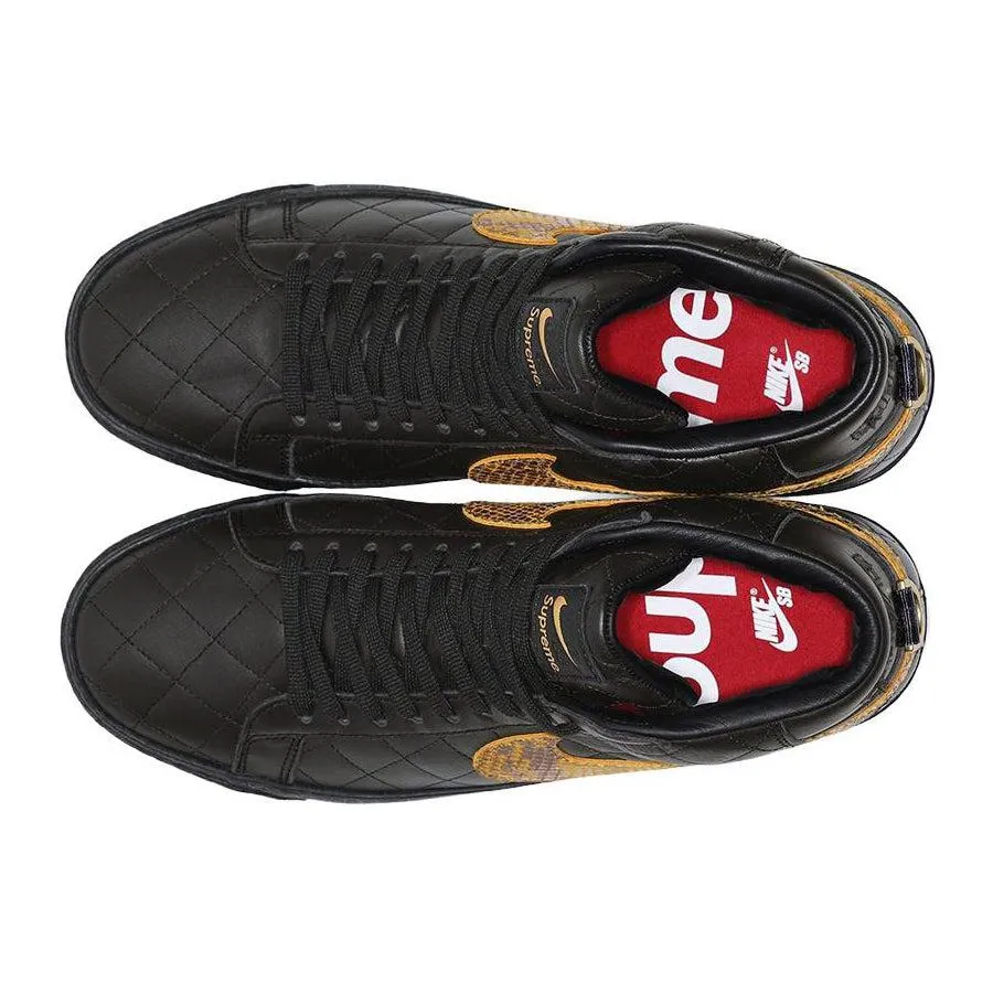 Shoes Nike Supreme? x Zoom Blazer Mid QS SB 'Black'