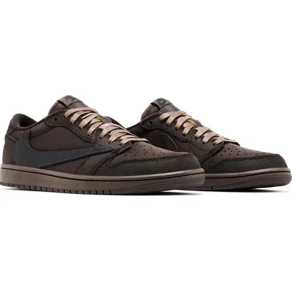 Shoes Nike Travis Scott x Air Jordan 1 Retro Low OG SP 'Velvet Brown'