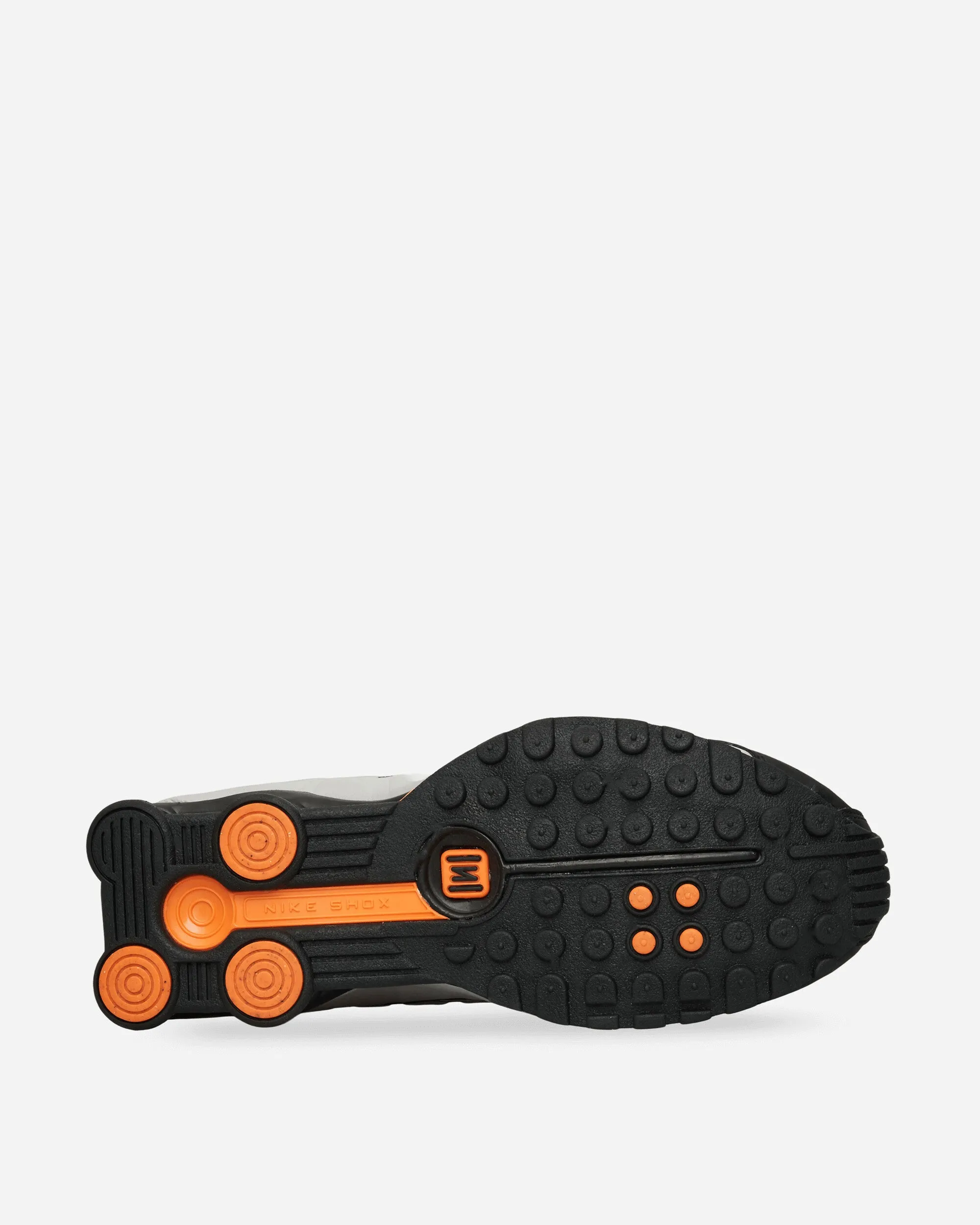 Shox R4 Sneakers Metallic Silver / Black / Bright Mandarin