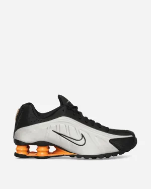 Shox R4 Sneakers Metallic Silver / Black / Bright Mandarin