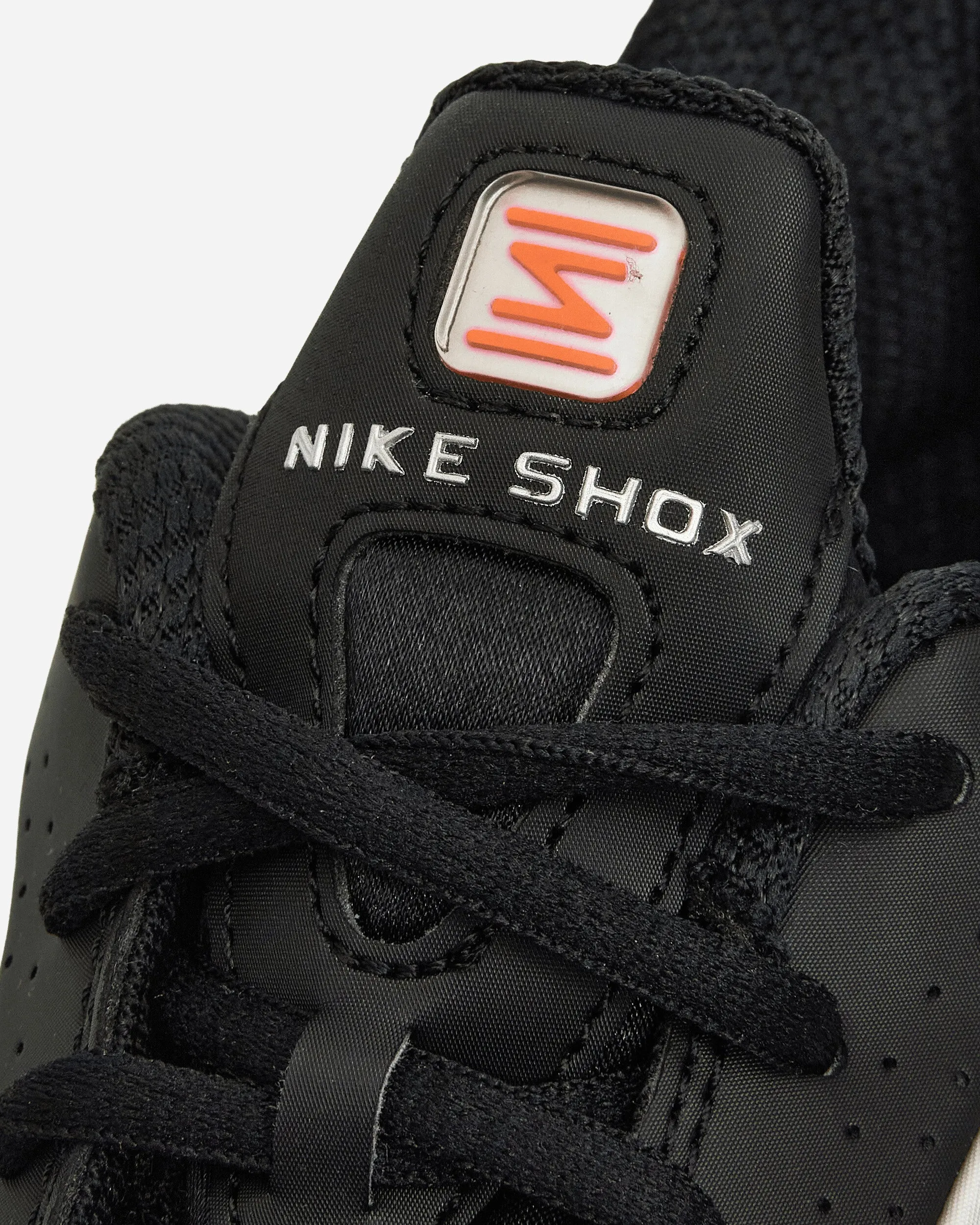 Shox R4 Sneakers Metallic Silver / Black / Bright Mandarin