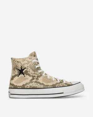 Stssy Chuck 70 Snakeskin Sneakers Grey / Black / Egret
