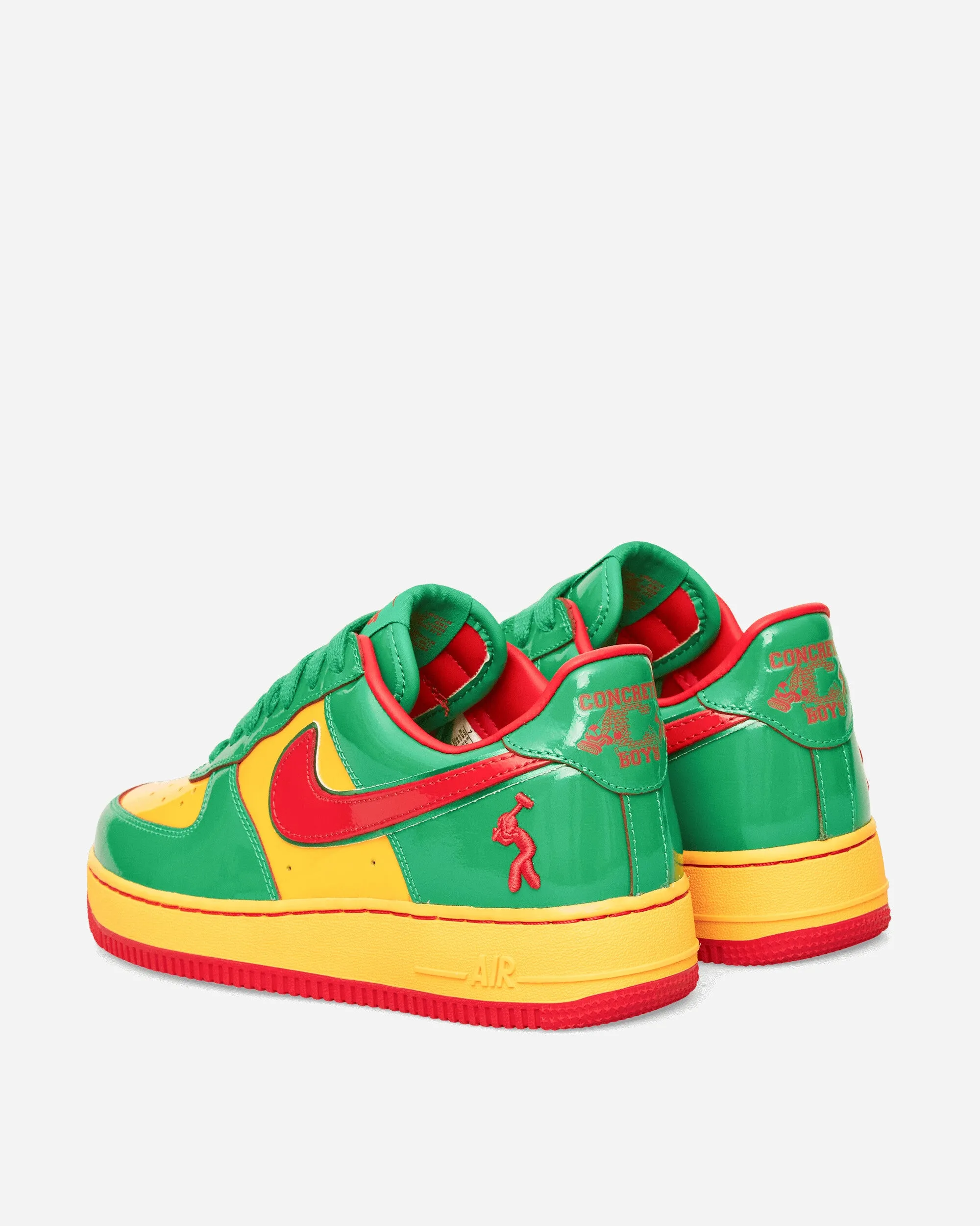 Us Force 1 Sneakers Lucky Green / Mystic Red