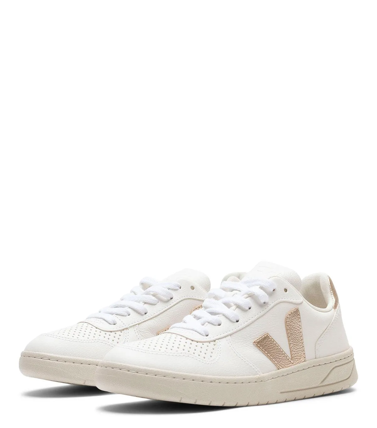 Veja Women's V-10 White Gold