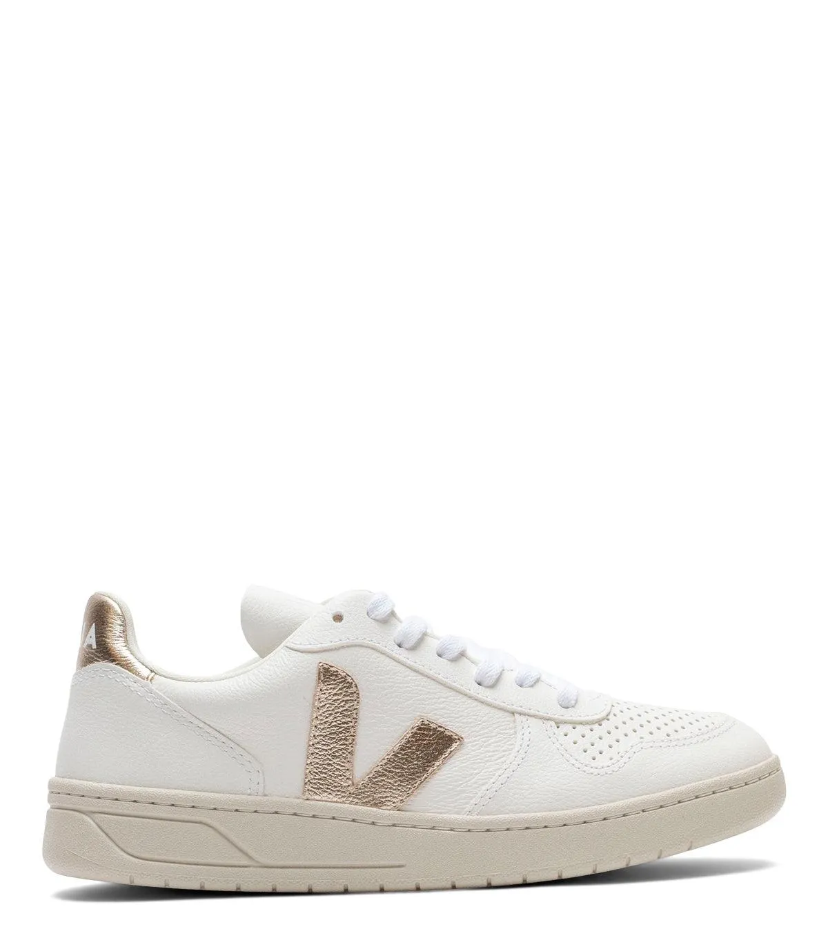 Veja Women's V-10 White Gold