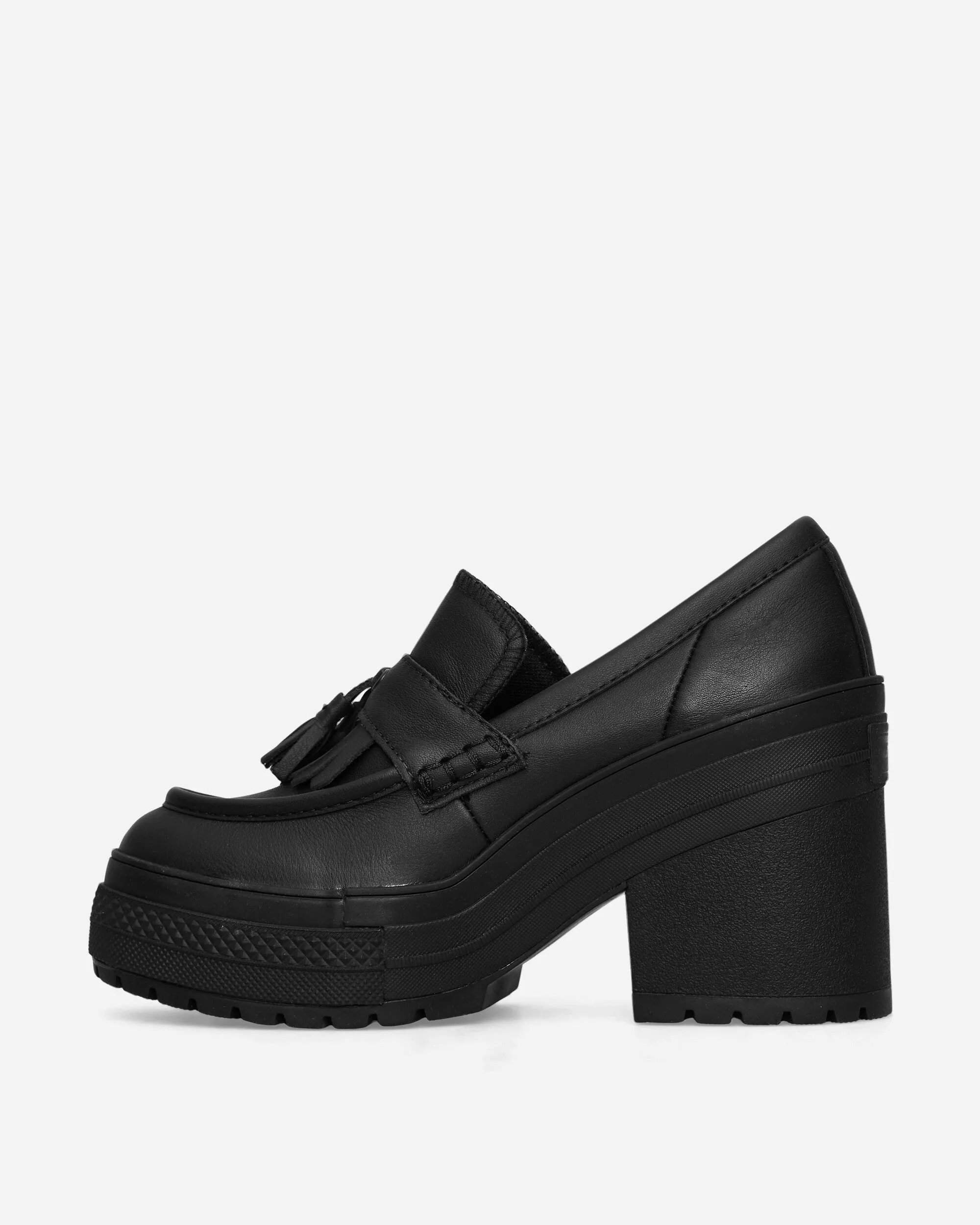 Women's Chuck 70 De Luxe Platform Heel Loafers Black