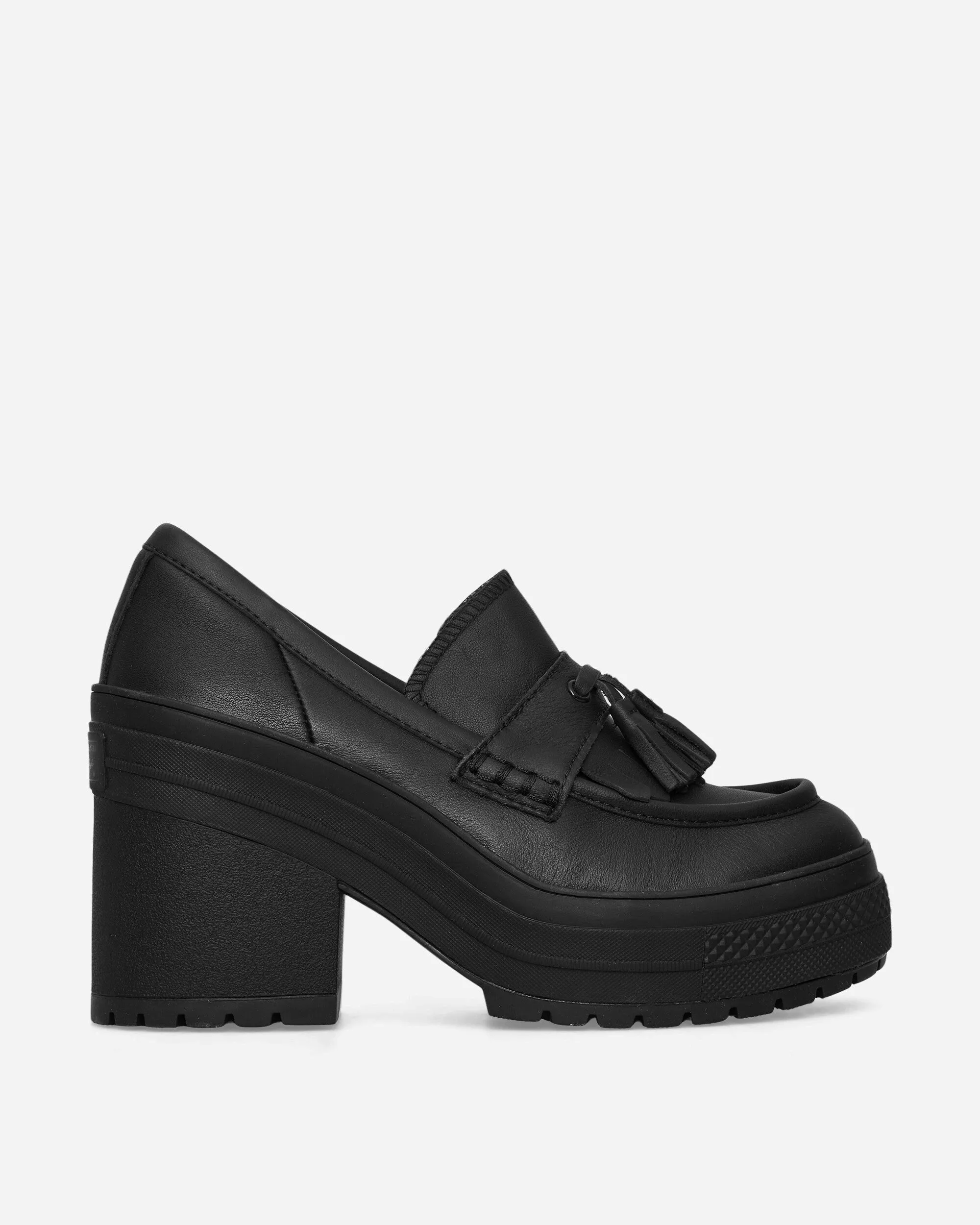 Women's Chuck 70 De Luxe Platform Heel Loafers Black