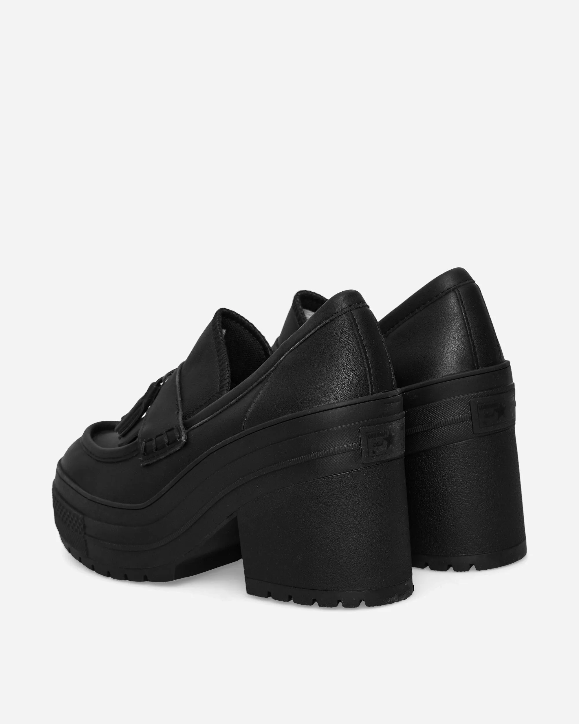 Women's Chuck 70 De Luxe Platform Heel Loafers Black