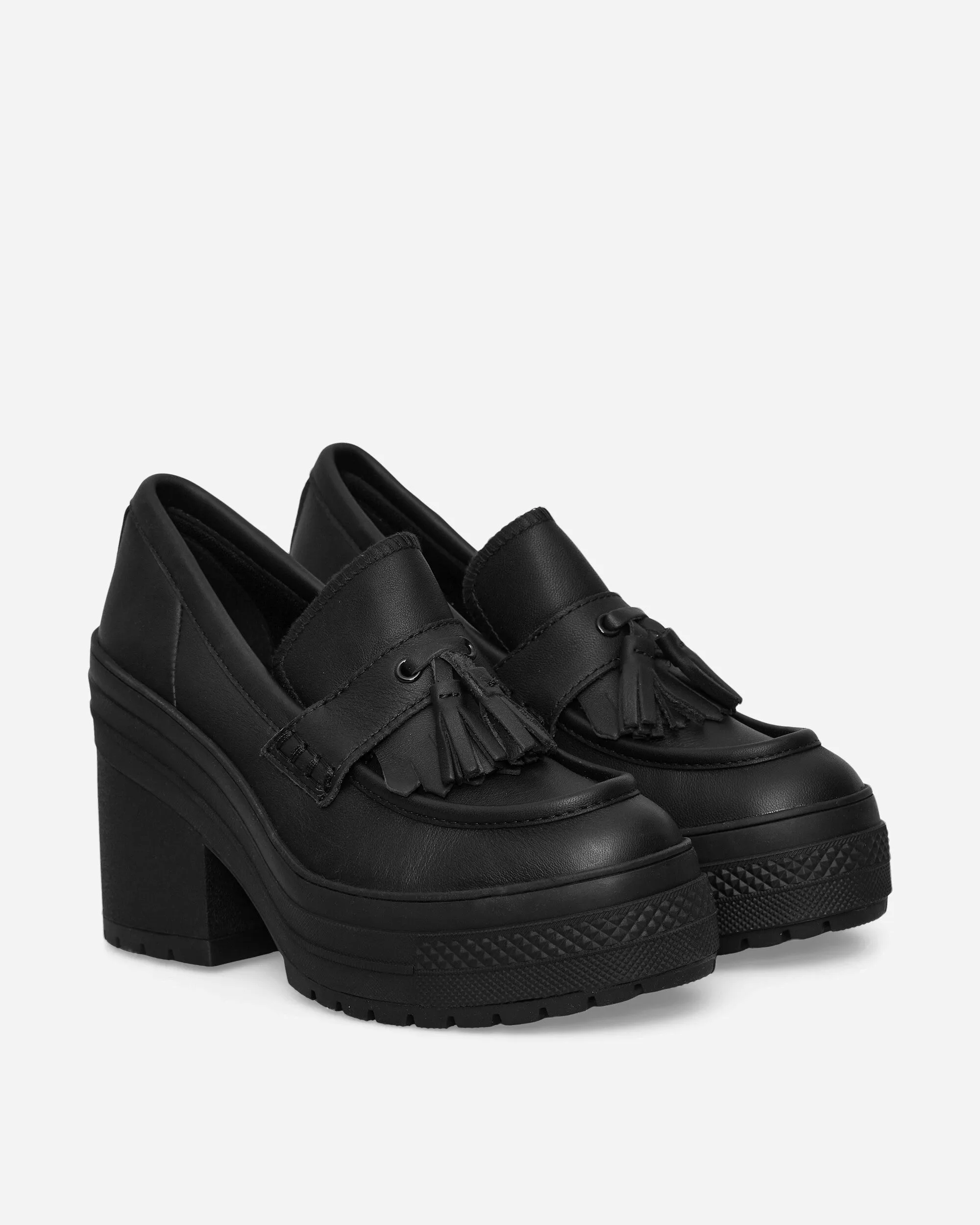 Women's Chuck 70 De Luxe Platform Heel Loafers Black
